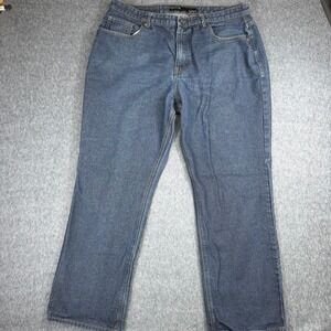 Rocawear Jeans Mens Size‎ 42 Classic Fit Dark Wash Indigo Denim Streetwear Y2K